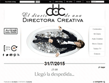 Tablet Screenshot of directoracreativa.com
